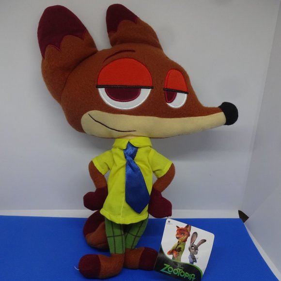 Disney ZOOTOPIA "NICK WILDE" Plush 14" (NWT) - Picture 4 of 4